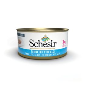 Schesir Puppy tuna z aloe vero v olju, pločevinka 150 g