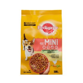 Pedigree Mini perutnina, zelenjava in riž 500 g