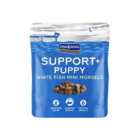 FISH4DOGS poslastica za pse Support+ Puppy bela riba 150 g