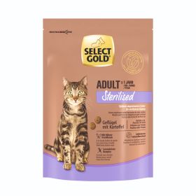 Select Gold Cat Sterilized Adult perutnina s krompirjem 300 g