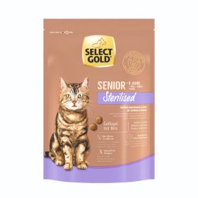 Select Gold Cat Sterilized Senior perutnina z mlekom 300 g