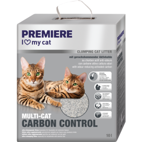 Premiere pesek za mačke Multi-Cat Carbon control 10 l