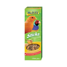 MultiFit Sticks za eksote in kanarčke z medom in sezamom 2 x 90 g