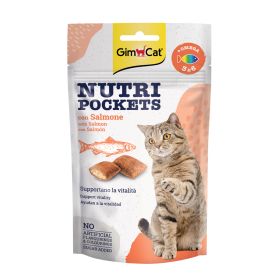 GimCat poslastica za mačke z lososom in omega 3 in 6 60 g