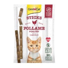 GimCat poslastica za mačke in perutnino 4 kosi, 20 g