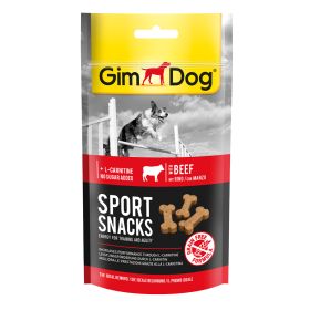 GimDog poslastica za pse Sport Snacks z govedino 60 g