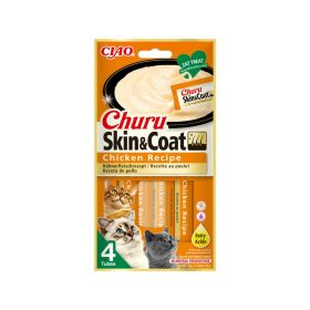 Churu poslastica za mačke Skin&Coat piščanec 4x14 g