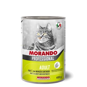 Morando Professional Cat Adult Pate govedina in zelenjava 400 g pločevinka