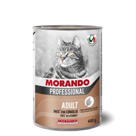 Morando Professional Cat Adult Pate zajec 400 g pločevinka