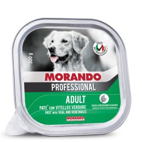 Morando Professional Adult pašteta teletina in zelenjava 300 g alu-pack